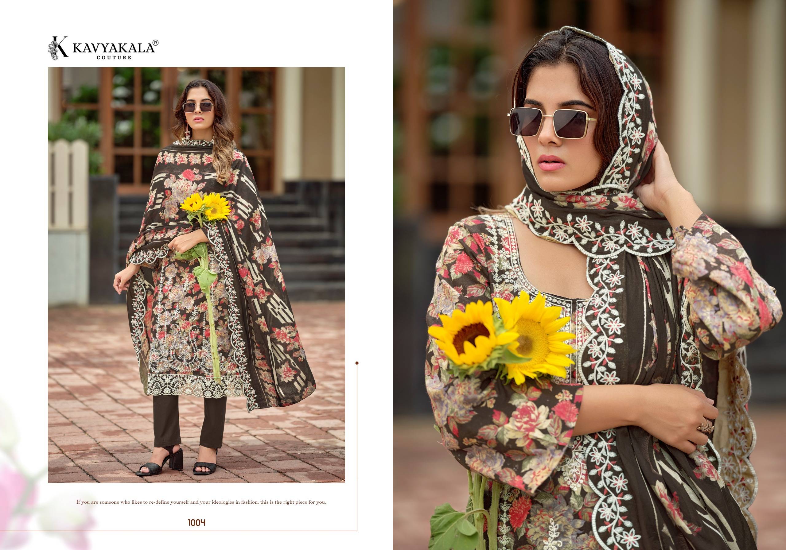   NIRMOHI Vol 4 By KAVYA‎‎ KALA 1001 To 1008 Series Beautiful Festive Suits Stylish Fancy Colorful Casual Wear & Ethnic Wear Heavy Cotton Lawn Print Dresses At Wholesale Price